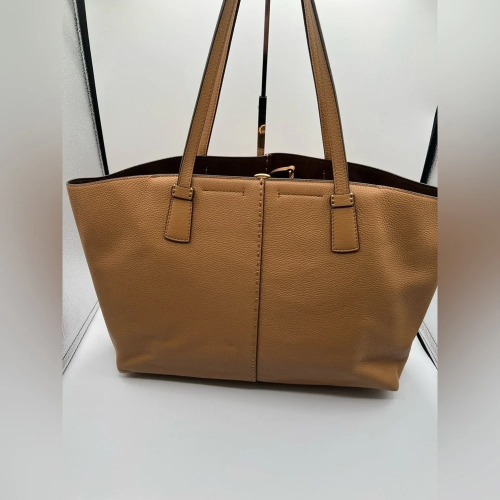 Tory Burch All Leather Large McGraw Tote
